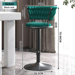 Bar Chair And high Stool Bar Can Be Lifted And Light And The Back -to -back Net Red High Stool