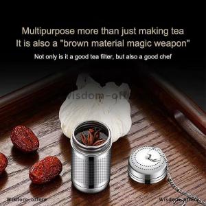 [COD] Wisdom-offere Tea Strainer Stainless Steel Tea Infuser Tea Leaves Spice Seasoning Ball Strainer Teapot Fine Mesh Coffee Filter Teaware