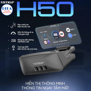 Màn Hình HUD Vietmap H50 - Cảnh Báo Giao Thông - Kèm Vietmap Live Pro 2 Năm - Chính Hãng Vietmap