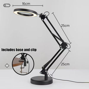 Widely used magnifying glass with light Magnifier LED Light Foldable with Three Dimming Modes 10 Levels Adjustable