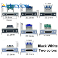 Aideepen 6pin USB C Cổng kết nối cái đế gắn bảng Jack Type-C cổng sạc điện thoại của dây hàn Loại ổ cắm với CC 1 2 Pin sửa chữa tấm. 