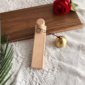Japanese Style Door Bell Wooden Door Chime Entry Shopkeepers Bell Door Opening Hanging Bell for Home Business Garden