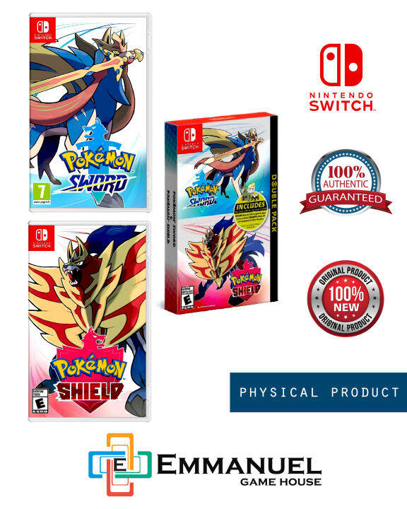 Pokemon Sword / Pokemon Shield / Double Pack- Nintendo Switch Game ...