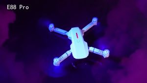 Quivlox New E88 Pro RC Drone High-Definition Aerial Photography HD 4K 1080P Camera Foldable Quadcopter Gift