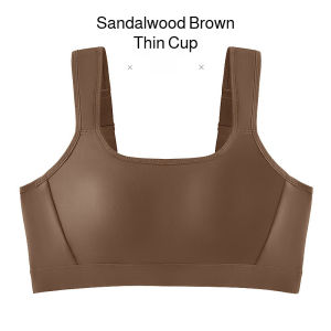 Big Breasts Look Small Bra Thin Thin Full Cup Bra Anti-Sagging Wireless Soft Support Seamless Sports Ladies Underwear