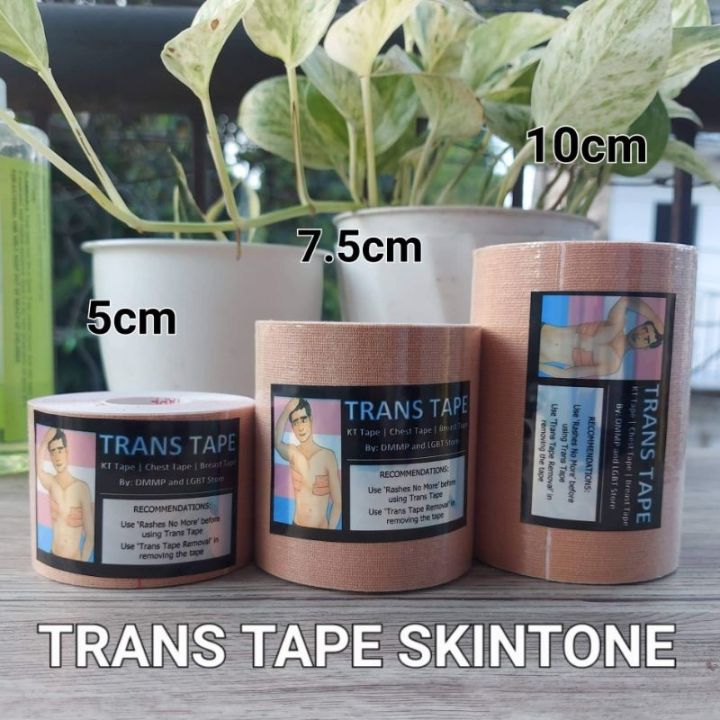 TRANS TAPE Skintone 5cm 7.5cm 10cm PREMIUM QUALITY WATERPROOF KT Tape
