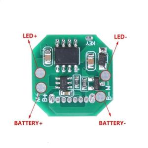 Type C Charging And Discharging Module Flashlight Driver Board For High Intensity Flashlights With Safety Features