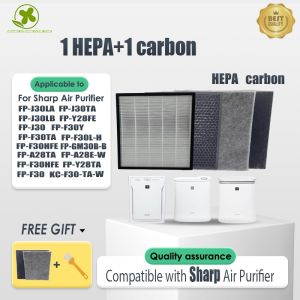 Replacement Compatible Sharp Filter FP-J30TA FP-J30LA FP-J30LB FP-J30 FP-F30 HEPA&Active CarbonFast shipping