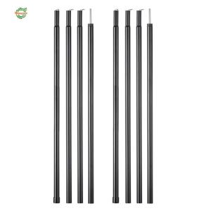 6.6ft Tent Awning Pole Canopy Rod Outdoor Folding Iron Tube Camping​ Accessories for Family Outdoor Camping Supply [Winnereco World]