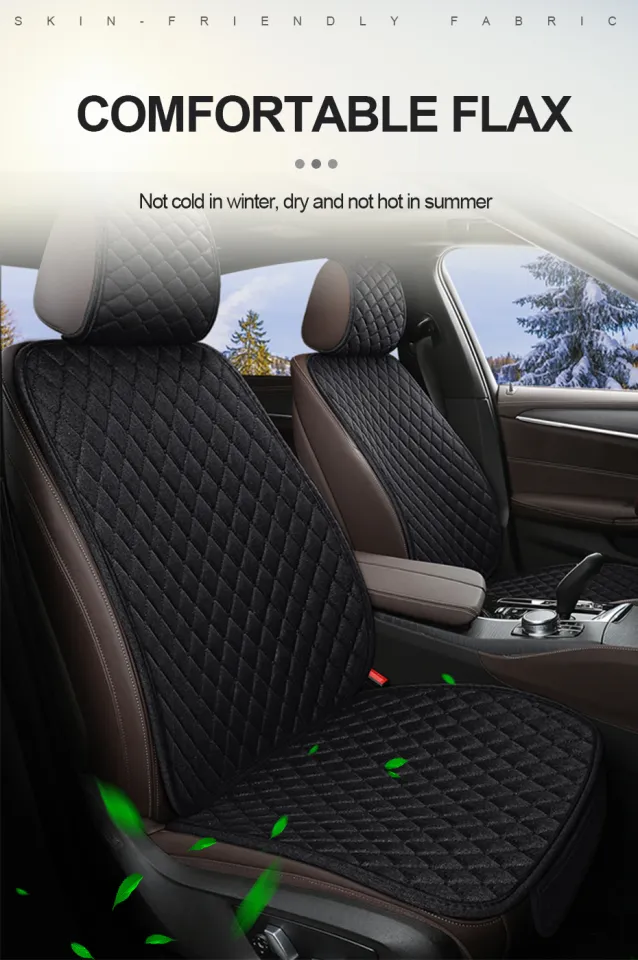 Car Seat Cover Protector Breathable Fabric Seat Cushion Comfortable Chairs  Universal Automotive Front/Rear Seat Covers