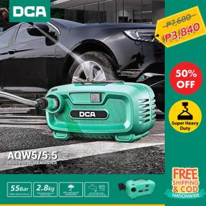 Japan DCA AQW5/5.5 High Pressure Washer 1000W | Powerful Outdoor Cleaning Solution