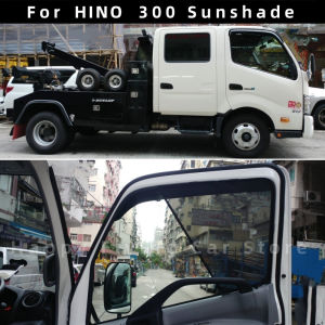 Suitable for HINO 300 special car window sunshadefront and side door sun bafflesunscreen insulating visor curtain mesh curtainfront block glass sunshade