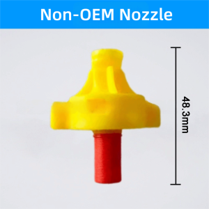 CHLOCH Nhựa Vòi phun nước cho xe lu đường Bền bỉ Bánh xe thép đôi Đầu phun nước Đầu phun Phụ kiện con lăn Cho BOMAG Xe lu đường