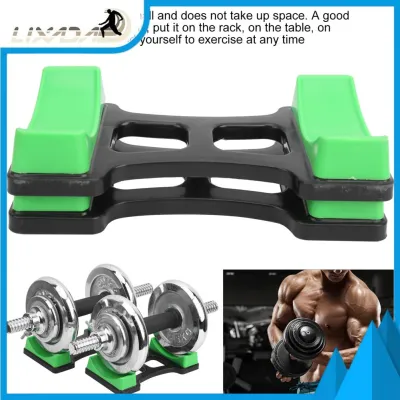 LIXADA Floor Protection Dumbbell Rack Safety Cushion Dumbbell Rack for Table