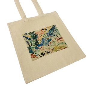 Henri Matisse handbag with a landscape design in Collioure a vintage abstract art bag.