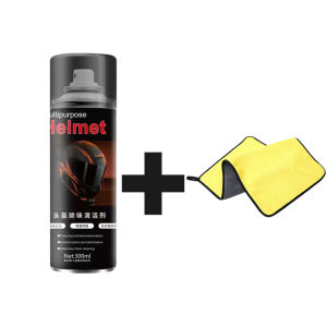 【New】Multipurpose Helmet Foam Cleaner 300ml  Deep Cleaning Foam for Helmet Shoes Car Interior & Sports Gear  头盔除味清洁剂