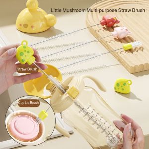 chải cốc đựng chổi vệ sinh bàn chải nấm mục đích kép nấm nhỏ mở rộng rơm tận tụy đa chức năng ống