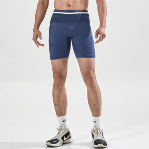 (S-XL) ผู้ชายแห้งง่ายสำหรับผู้หญิงกางเกงขาสั้นวิ่งมาราธอนที่มีการบีบอัดกระเป๋าคาดเอวถุงน่องออกกำลังกาย BB016กางเกงกีฬาขาสั้นฟิตเนสโยคะ