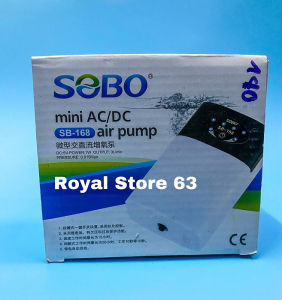 Sobo Sb168 máy tạo oxy tích điện dự phòng khi cúp điện cho bể cá