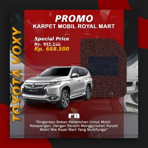 KARPET MOBIL MIE PREMIUM UNTUK ALL NEW PAJERO DAKAR 2016-2024 FULL SET BERGARANSI