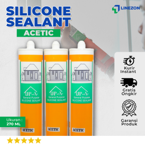 silicone sealant TJP TERMURAH / lem kaca aquarium aluminium sealant cokelat hitam putih clear