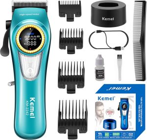 Kemei KM-2242 Hair Clipper Razor For Men Haircut Original Trimmer Professional Brushless Motor  9000 RPM Rechargeable
