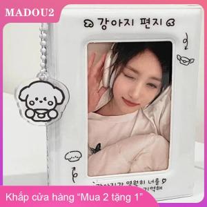 [COD] MADOU2 Phong cách Ins Kem Con chó con duy nhất cung điện lưới lá lỏng lẻo thẻ cuốn sách phong bì thẻ Túi Album Lưu trữ túi