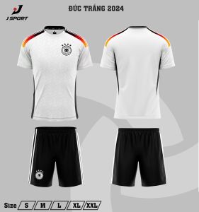 Áo Bóng Đá Đức  Bộ quần áo bóng đá Đức logo thêu chất vải thun lạnh thấm hútthoáng mát  không nhăn không xù lông A18