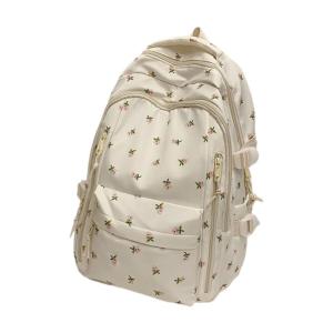 Large Capacity Backpack Casual Daypacks Student School Bag Aesthetic Backpack Simple Rucksack Travel Bag for Teens Girls