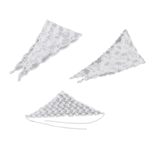 Embroidery Lace Scarf Sweet Girls Headgear Props with Intricated Design for Commuting Evening Event and Celebrations