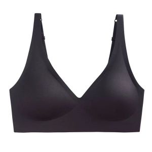Seamless Push up Bra Sports Bra Yoga Bra Women Lingerie Thin Breathable Sling Bra Cup Non-wired Comfortable Adjustable Bra