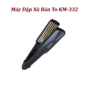 Máy dập xù tóc bản to máy bấm phồng chân tóc Kemei KM-322 máy bấm tóc mini gợn sóng giá rẻ công suất lớn tiết kiệm điện bảo vệ tóc không gây hư tổn phù hợp mọi chất tóc