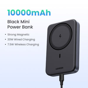 UGREEN 5000mAh/10000mAh PD 20W Powerbank USB Type C Magnetic Wireless Charging Power Bank Portable Charger Compatible for iPhone 17 16 Pro Max iPhone 17 Air Samsung S26 S25 Ultra S24 Pixel Huawei  Xiaomi Model: PB561