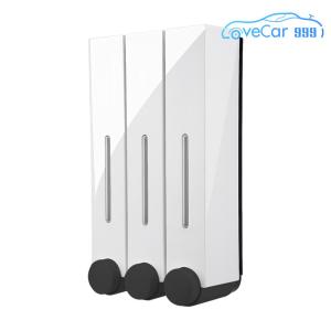 Bathroom Soap Dispenser No Drill Wall-Mounted Shower Soap Dispenser with Durable Plastic Body for Convenient Use