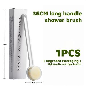 Bath Brush Long Handle Shower Soft Brush Back Brush-Ultra-Soft Bristles &Body Scrubber Shower Brush Back Brush Bath Rub