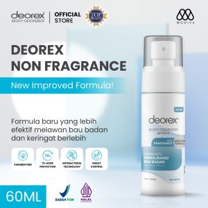 DEOREX BODY ODORIZER SPRAY 60ML || DEODORANT || PENGHILANG BAU KETIAK & BAU KAKI