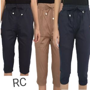 Celana Wanita 7/8 Joger Bahan Katun Stretch