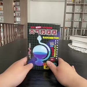 FFBH Weather Forecast Bottle Creative Birthday Gift Predict Weather Barometer Friend Present M2Y9R