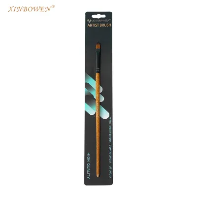 Dukeen Wood Grain Professional Nylon Paint Brush Oil Watercolor Paint Brushes For Gouache Acrylic Oil Paintbrush Art Painting Supplies