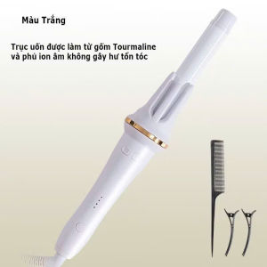 Máy uốn tóc xoăn tự động 7Days. Beautify Automatic Curler cao cấp kiểu Hàn Quốc UT04 Trục 28mm