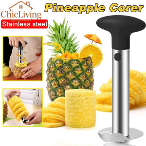 ChicLiving Stainless Steel Pineapple Corer& Slicer Pineapple Silcer Peeler Pineapple Corer Fruit Cutter Kitchen Gadget Accessorie