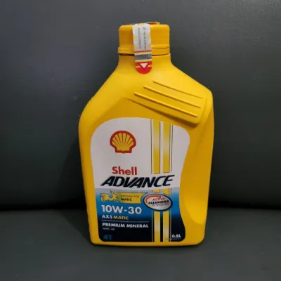 Oli Shell Advance AX5 Matic Oil Scooter 10W-30 0.8L 800ml