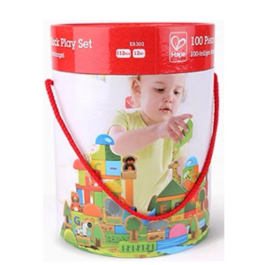 Hape 80 Piece City Block Set (Ships out Within 24Hrs)