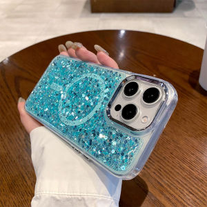 KISSCASE Plating Lens Frame Glitter Phone Case For iphone 15 14 13 12 11 Pro Max Plus Magsafe Wireless Charging All-inclusive Hard PC Anti-fall Shockproof Back Cover For iphone 15 14 13 12 11