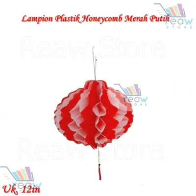 Promo Lampion Gantung Paperfan Honeycomb Merah Putih Hiasan Dekorasi Dirgahayu HUT RI 17 Agustus - Paperfan MP50cm -Sedia hiasan kemerdekaan murah diskon viral terlaris best seller