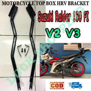 Motorcycle Suzuki Raider 150 FI V2 V3 HRV Bracket Heavy Duty Suzuki Raider 150 FI V2 V3 Rear Top Box Bracket