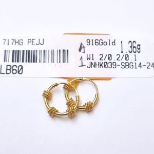 JIN JING SUBANG BULAT EMAS 916 TULEN 1.36/1.48/1.57/1.59/1.92G
