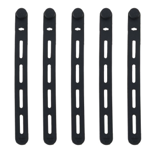 5Pcs Silicone Cable Organizers Reusable Cord Organizers Management Ties for Multiple Cable Management Organizers