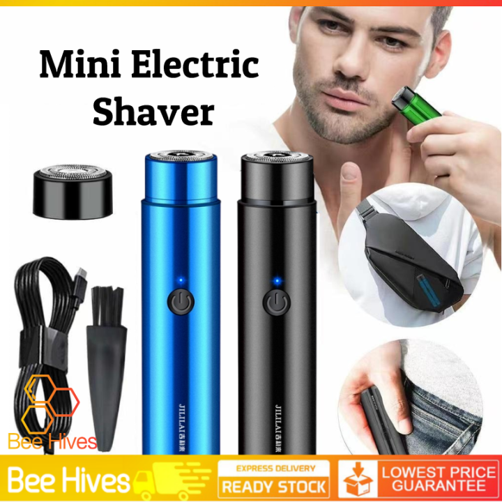 Mini Electric Shaver For Men Portable Electric Razor Beard Knife Usb Charging Men S Shavers Face