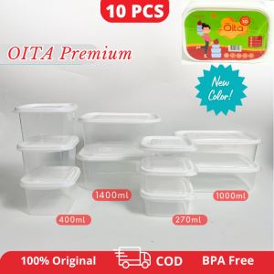 【CALISTA】STELLA SET ISI 6 PCS UKURAN BESAR FOOD CONTAINER WADAH PENYIMPANAN MAKANAN SERBAGUNA